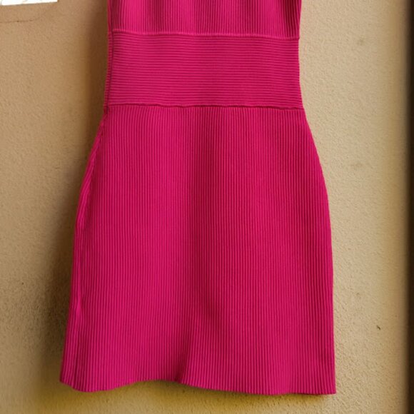 HOUSE OF HARLOW 1960 | Y2K Hot Pink Sleeveless Bodycon Bandage Mini Dress M - Picture 8 of 11